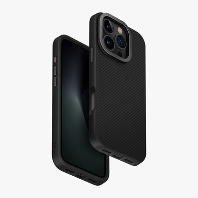 Uniq Hybrid Magclick Charging Keva Max With Camera Stand - Iphone 16 Pro Max / Carbon Black Accessories > Mobiles &