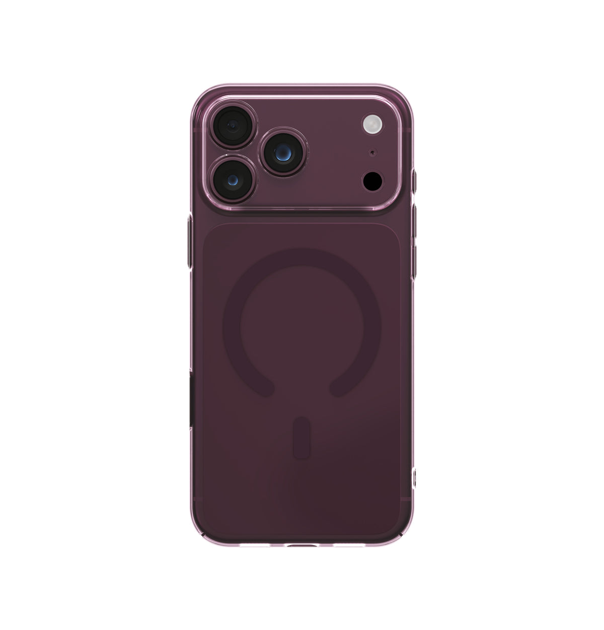 Uniq Hybrid Magclick Charging Airsuit For Apple iPhone 18 Pro - Glossy Burgundy