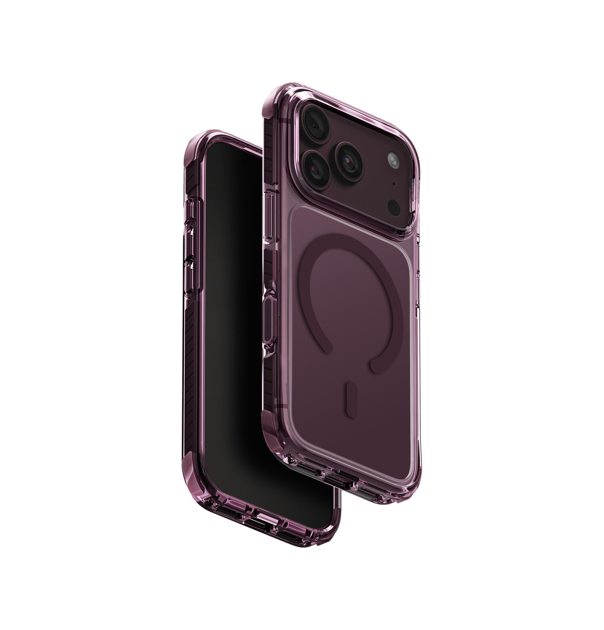 Uniq Hybrid Magclick Charging Combat For Apple iPhone 18 Pro Max - Deep Burgundy