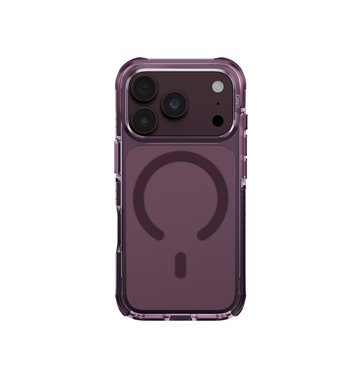 Uniq Hybrid Magclick Charging Combat For Apple iPhone 18 Pro Max - Deep Burgundy