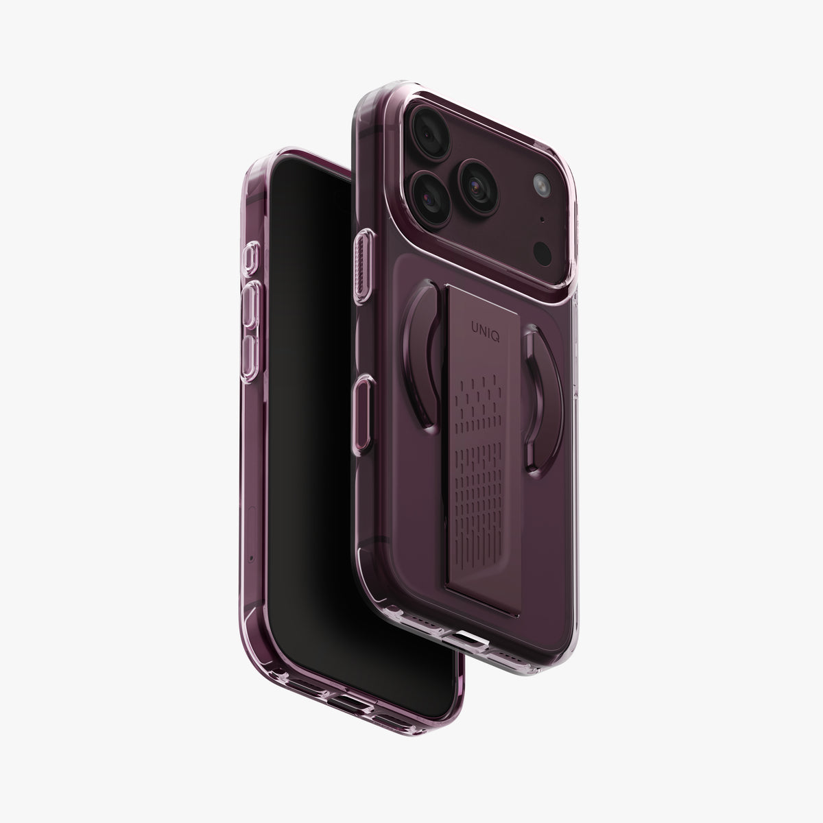 Uniq Hybrid Heldro Air MagSafe Case for iPhone 18 Pro Max - Velvet Burgundy