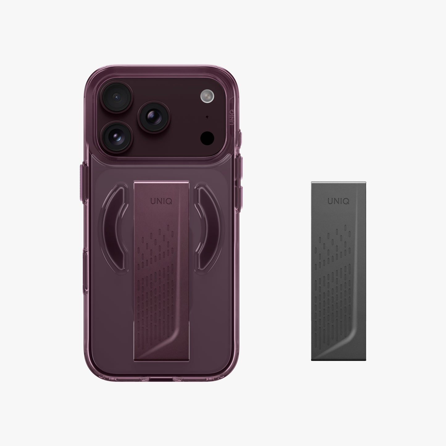Uniq Hybrid Heldro Air MagSafe Case for iPhone 18 Pro Max - Velvet Burgundy