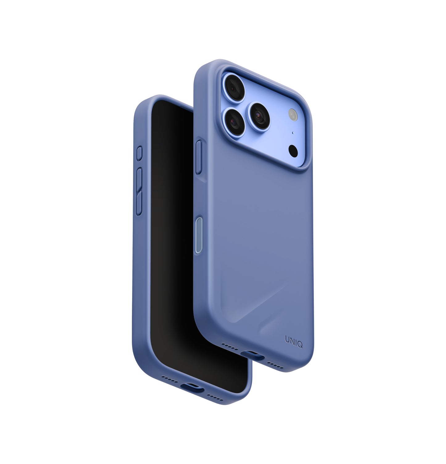 Uniq Hybrid Lino MagSafe Case for iPhone 18 Pro Max - Pebble Blue