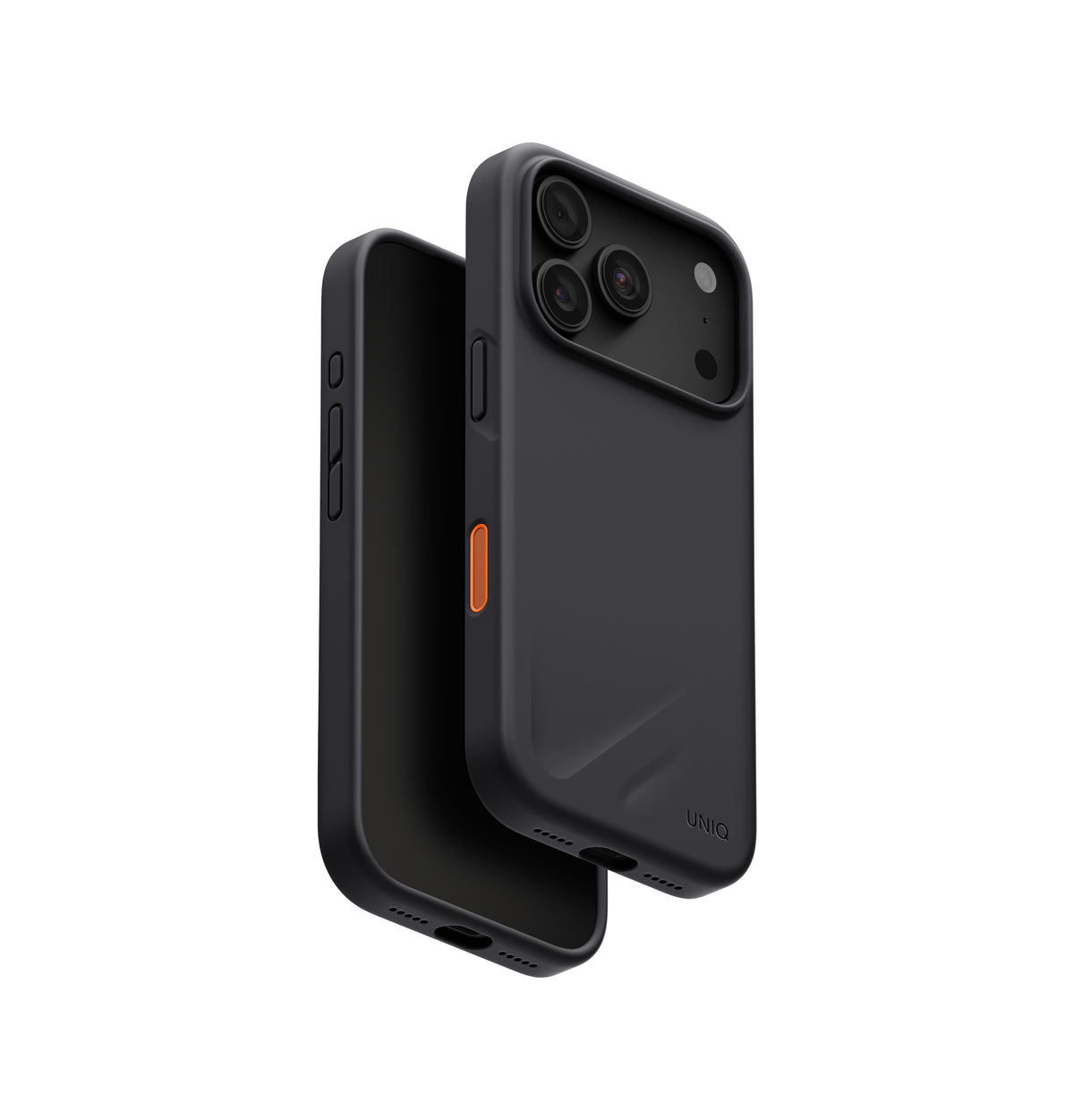 Uniq Hybrid Lino MagSafe Case for iPhone 18 Pro Max - Charcoal Grey