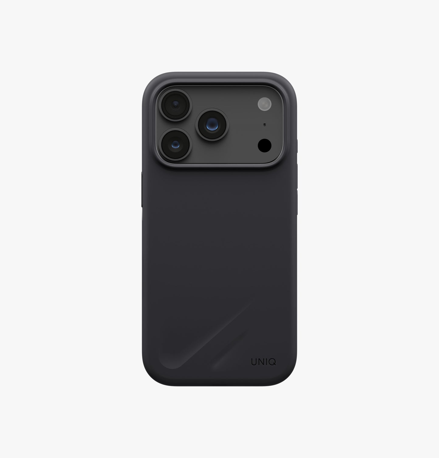 Uniq Hybrid Lino MagSafe Case for iPhone 18 Pro Max - Charcoal Grey