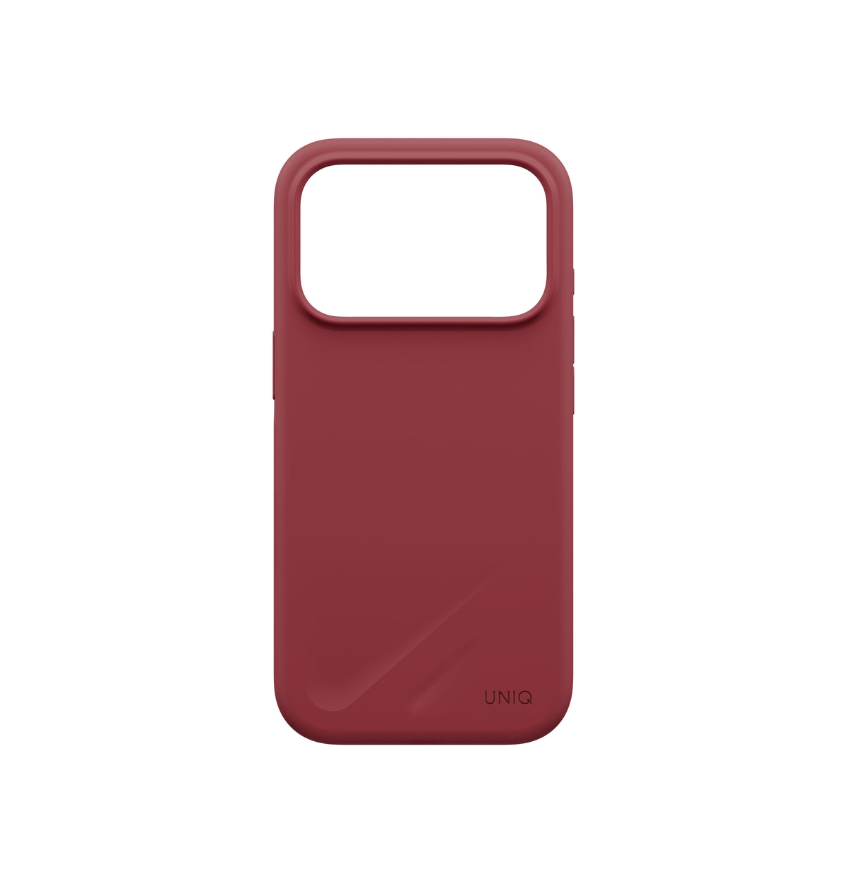 Uniq Hybrid Lino MagSafe Case for iPhone 18 Pro Max - Cranberry Red