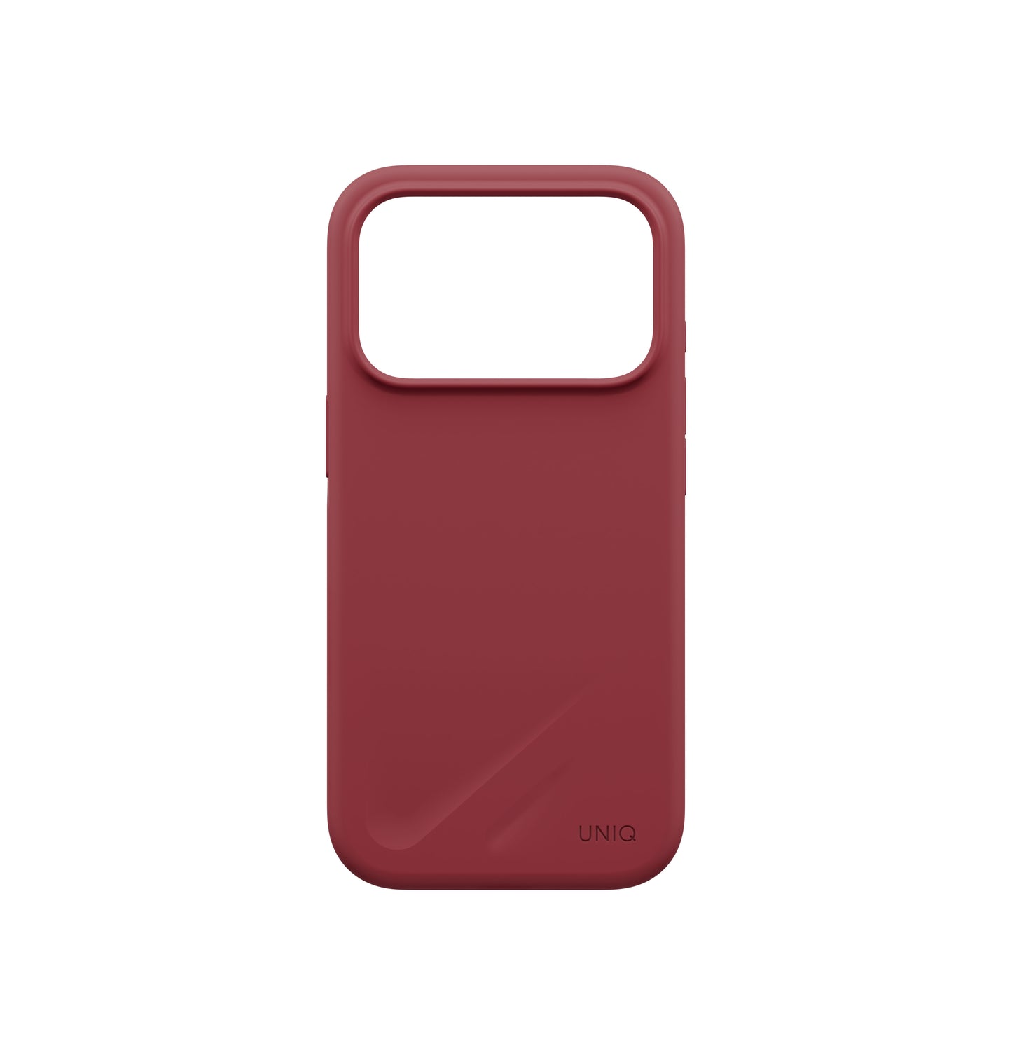 Uniq Hybrid Lino MagSafe Case for iPhone 18 Pro - Cranberry Red