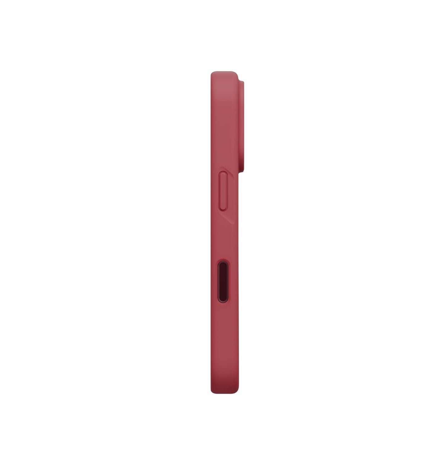 Uniq Hybrid Lino MagSafe Case for iPhone 18 Pro Max - Cranberry Red