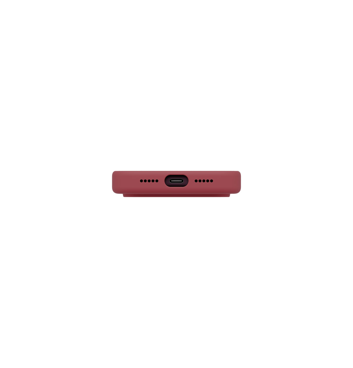 Uniq Hybrid Lino MagSafe Case for iPhone 18 Pro - Cranberry Red
