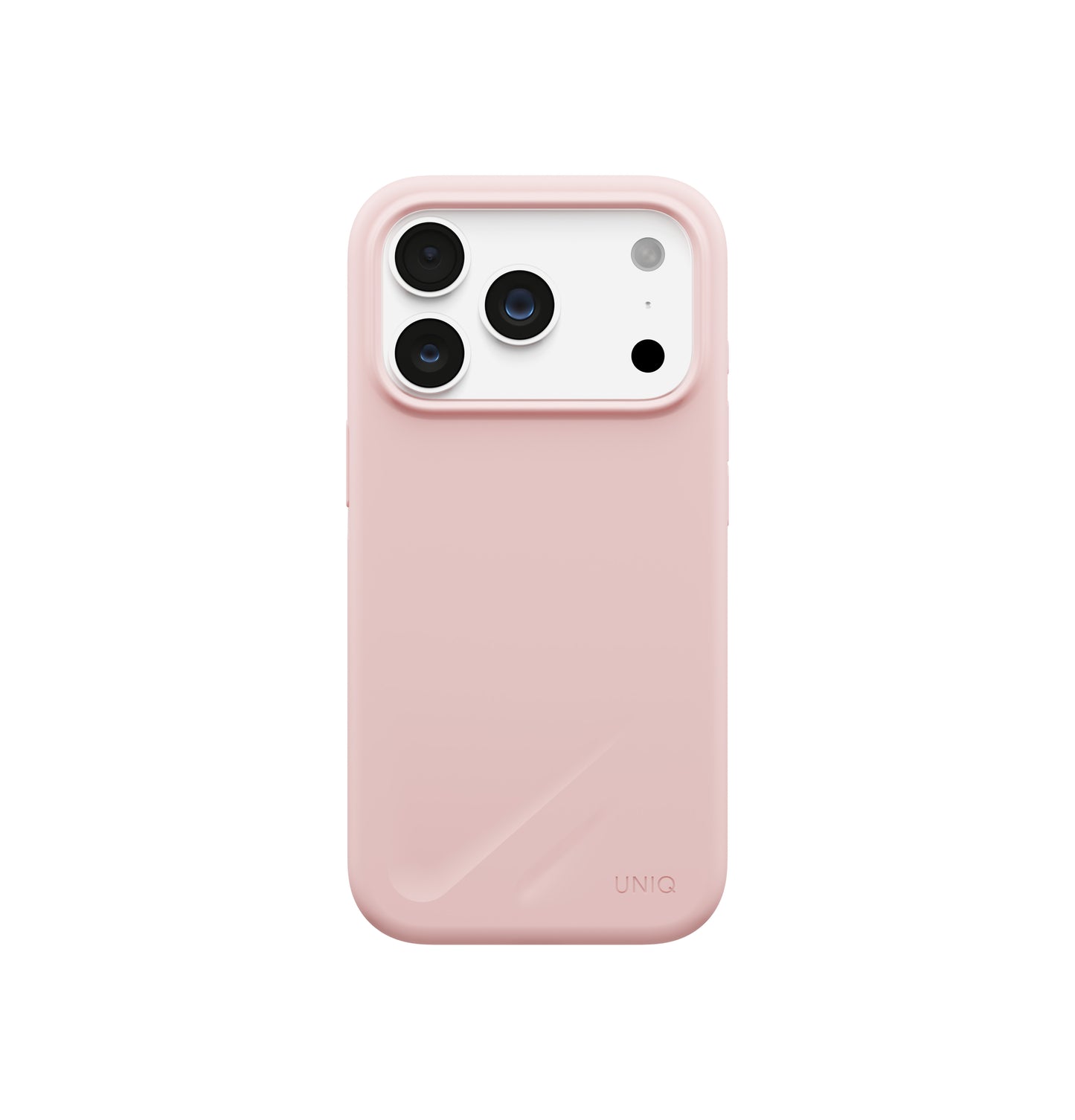 Uniq Hybrid Lino MagSafe Case for iPhone 18 Pro Max - Pale Rose
