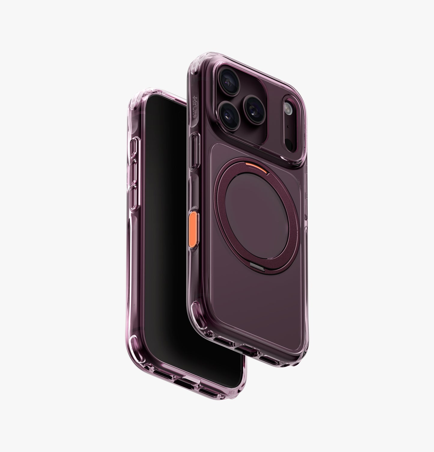 Uniq Hybrid Swivix With 360 Rotating Kickstand MagSafe Case for iPhone 18 Pro - Deep Burgundy