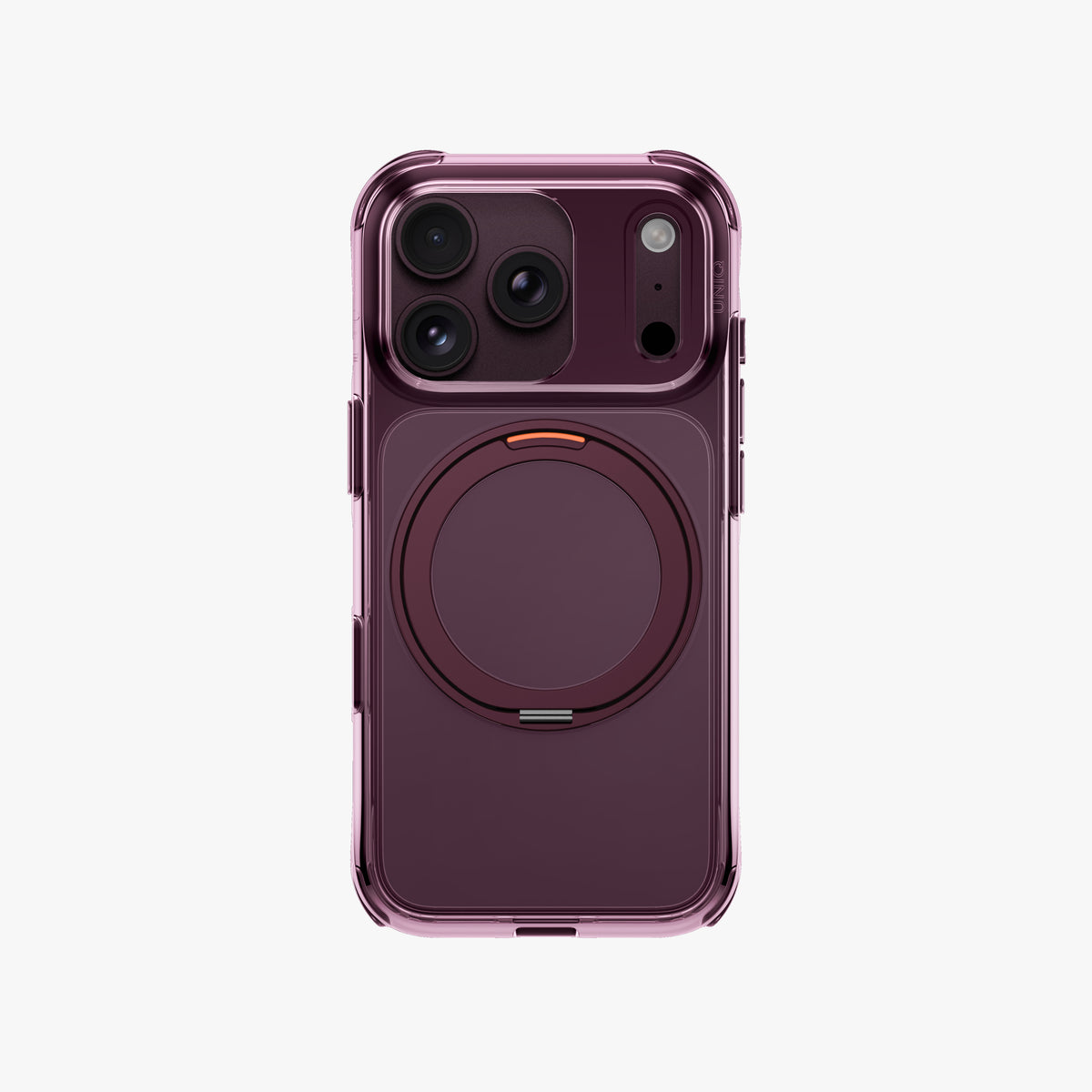 Uniq Hybrid Swivix With 360 Rotating Kickstand MagSafe Case for iPhone 18 Pro - Deep Burgundy