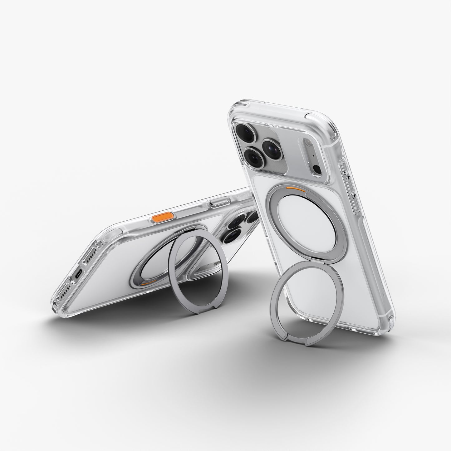 Uniq Hybrid Swivix With 360 Rotating Kickstand MagSafe Case for iPhone 18 Pro - Lucent Clear