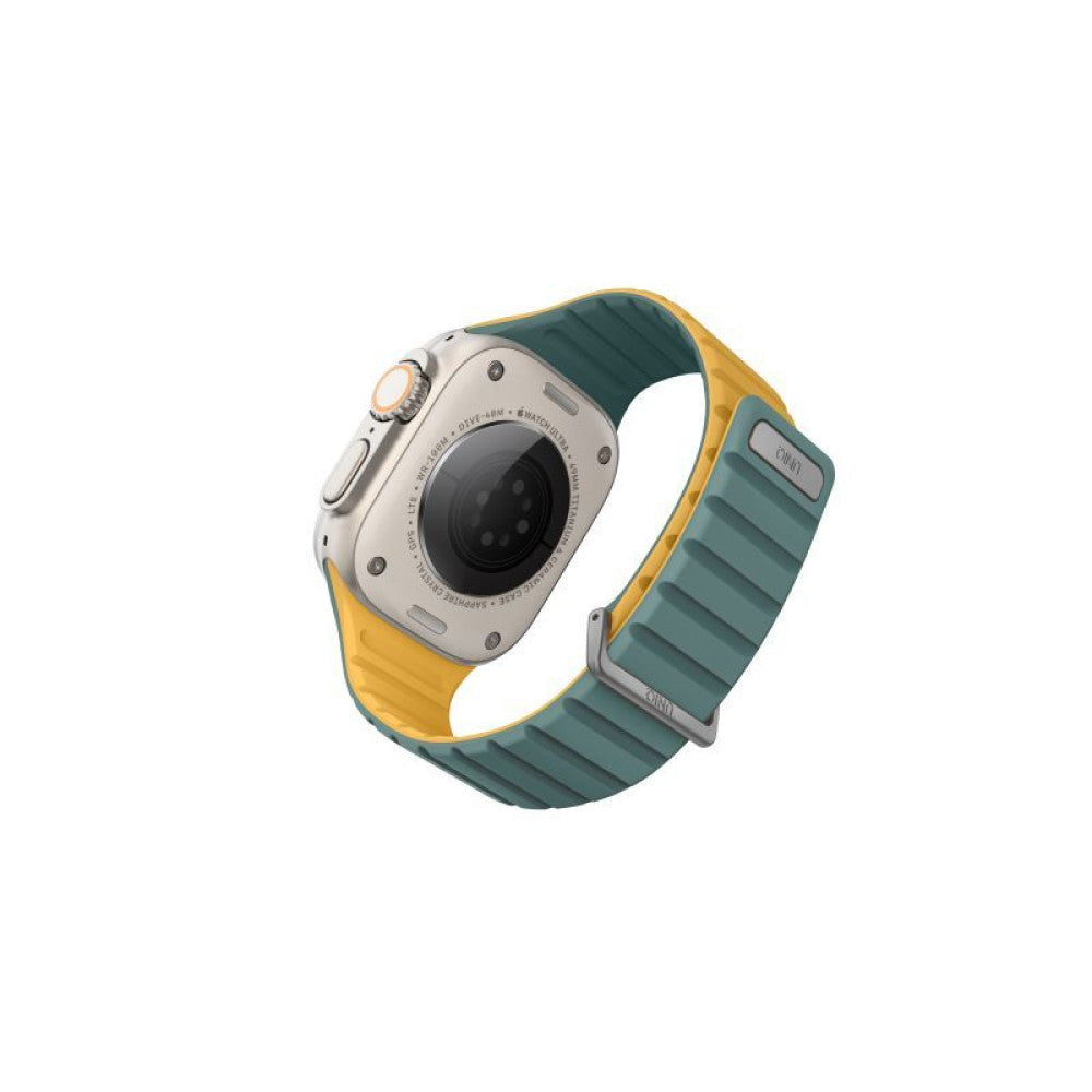 سوار Uniq Revix Evo القابل للانعكاس مغناطيسي ساعة  ابل ساعة - لون فيريديان (أخضر فيري أصفر أخضر)