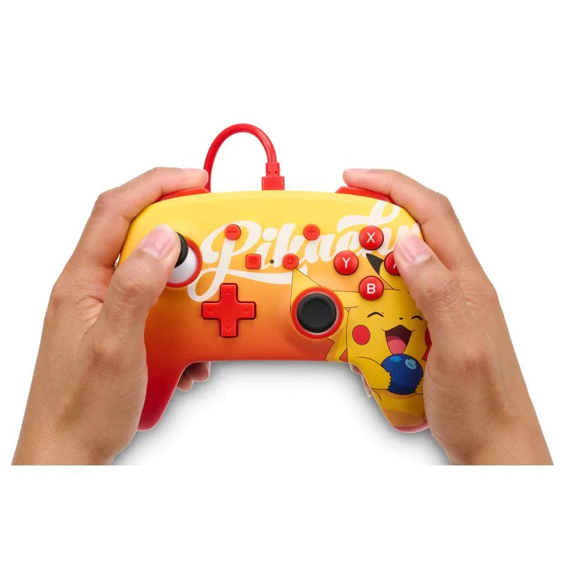 PowerA Pokemon Wired Controller Oran Berry Pikachu