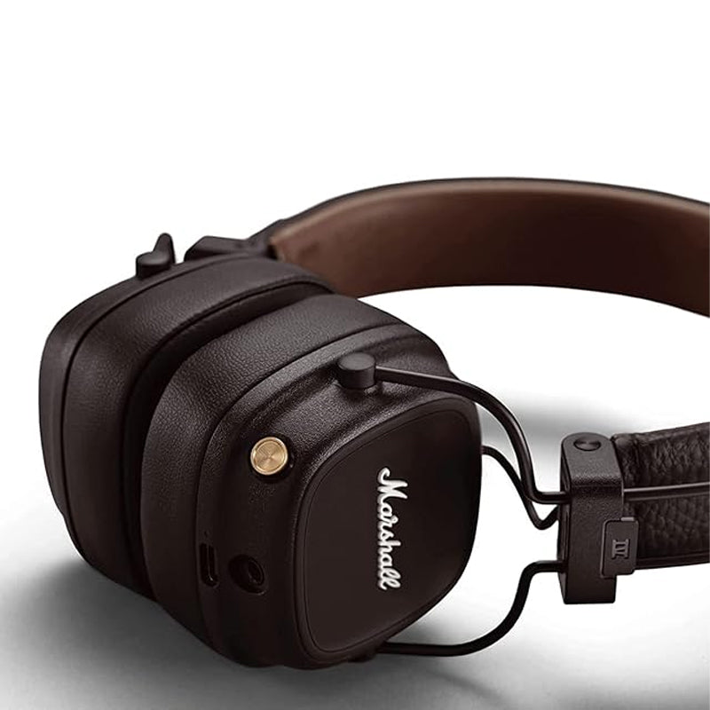 Marshall Major IV Wireless Headphones - Brown