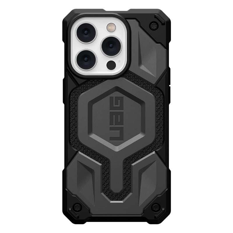 UAG iPhone 14 Pro MagSafe Monarch Pro Kevlar Case - Kevlar Silver