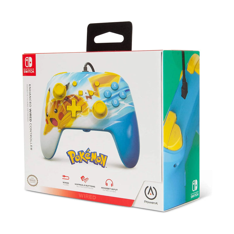 POWER A ENH WIRED CONTROLLER - Pikachu Charge