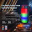 WEKOME D40 5W Sound Pulse Colorful Bluetooth Speaker - Black