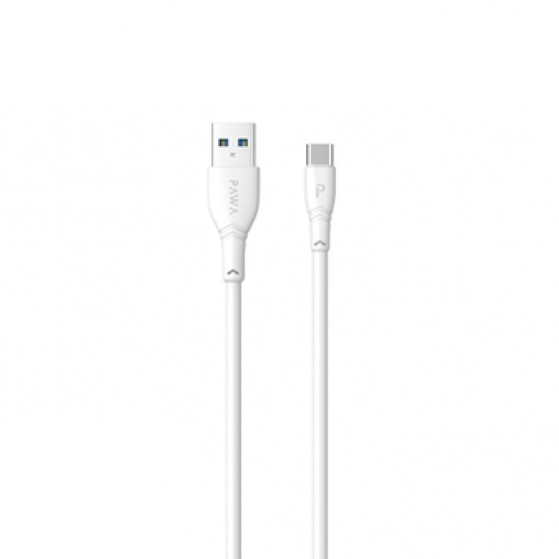 PAWA 1.2M PVC Data Cable Type-C - White