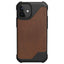UAG iPhone 12 mini Metropolis LT LTHR ARMR Case - Brown Leather
