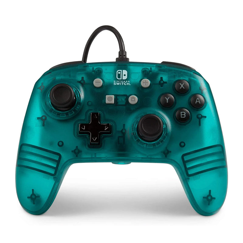 Power A Enhanced Switch Wired Controller - Frost Blue