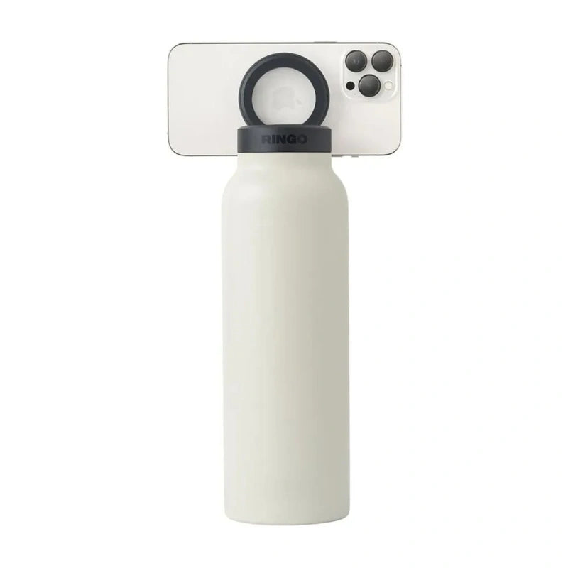 Ringo Insulated Water Bottle With Phone Holder - 950ml / Ivory