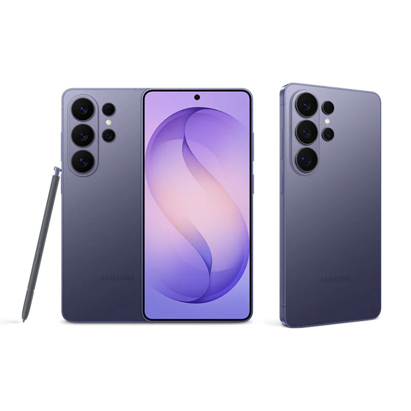 Bundle Offer - Samsung Galaxy S26 Ultra - 512GB / 6.9" Quad HD+ / Wi-Fi / 5G / Cobalt Violet - Mobile + Samsung Galaxy S26 Ultra Clear Magnet Case - Transparent + Elephant Horn HD Clear Premium Tempered Glass For Samsung Galaxy S26 Ultra - Clear