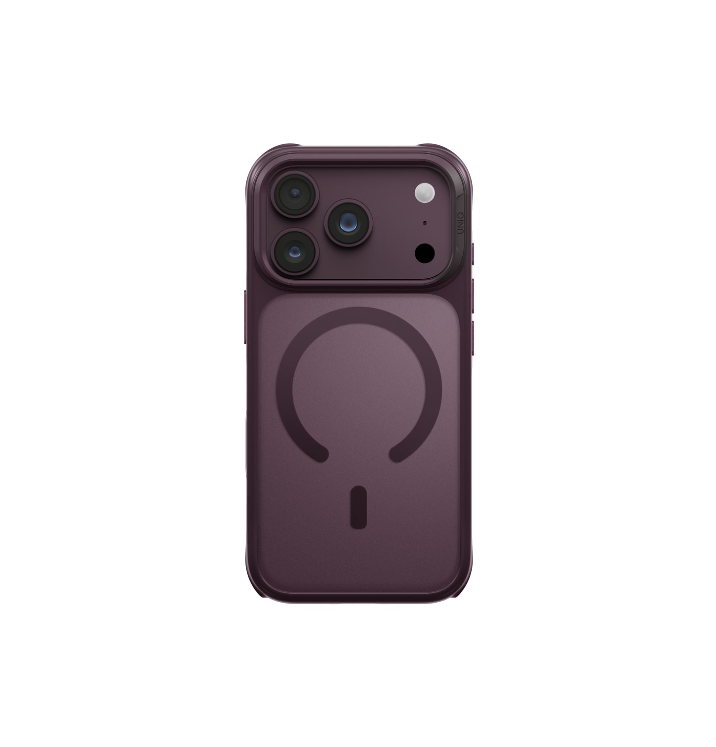 Uniq Hybrid Veren MagSafe Case for iPhone 18 Pro - Burgundy Frost