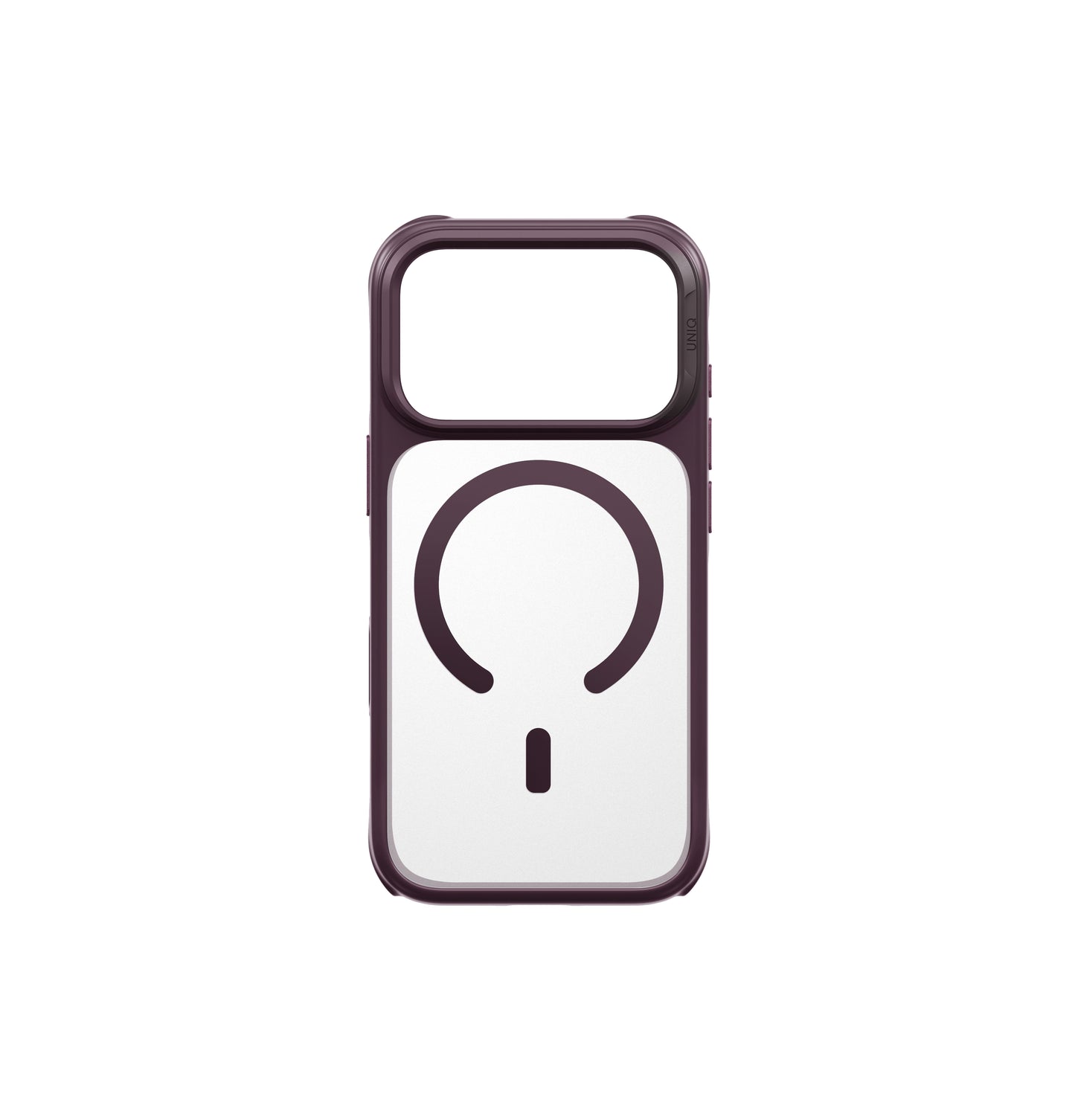 Uniq Hybrid Magclick Charging Veren (Af) For Apple iPhone 18 Pro Max - Burgundy Frost