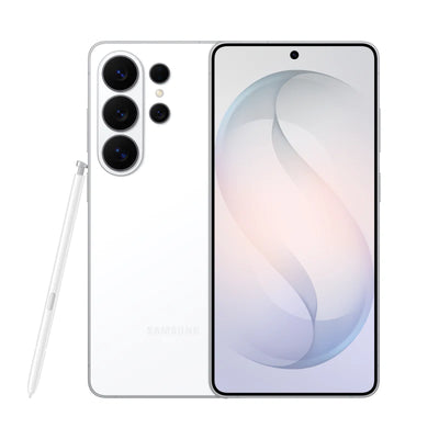 Bundle Offer - Samsung Galaxy S26 Ultra - 512GB / 6.9" Quad HD+ / Wi-Fi / 5G / White - Mobile + Samsung Galaxy S26 Ultra Clear Magnet Case - Transparent + Elephant Horn HD Clear Premium Tempered Glass For Samsung Galaxy S26 Ultra - Clear