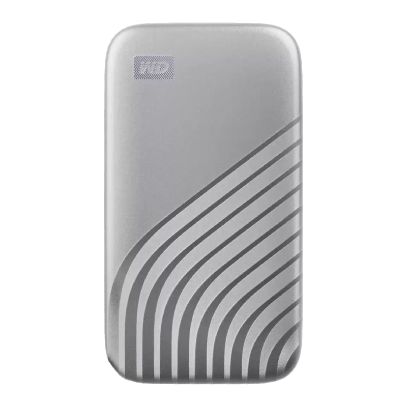 WD My Passport SSD - 1TB / Up to 1050MB/s / USB-C / Silver / External SSD (Solid State Drive)