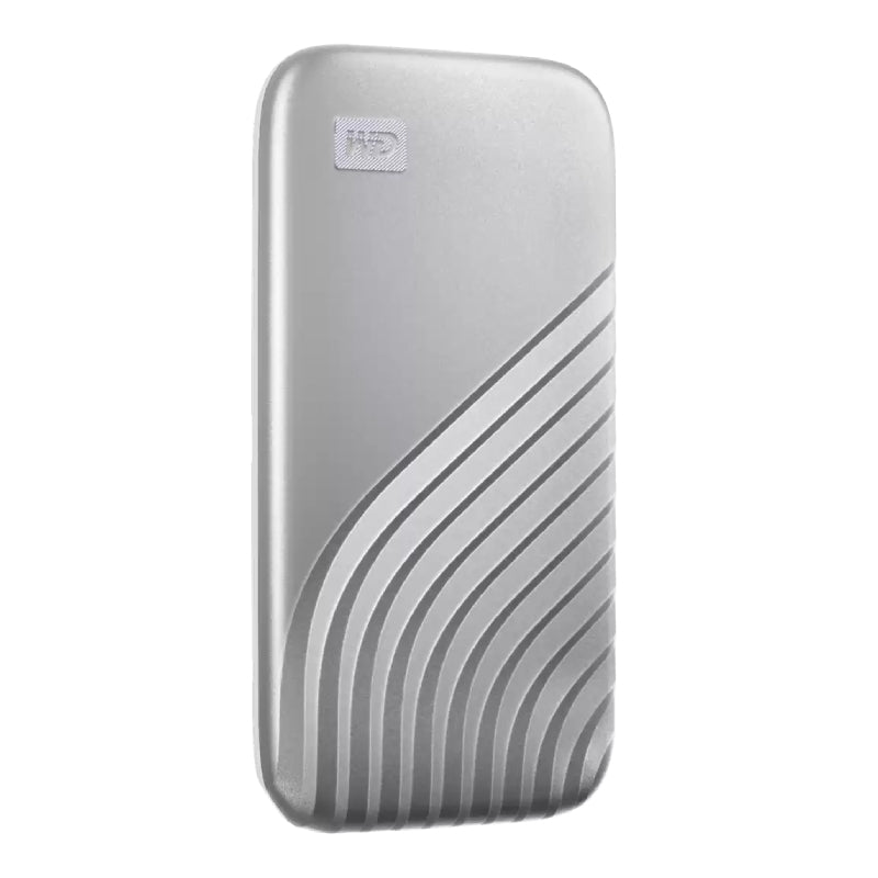 WD My Passport SSD - 1TB / Up to 1050MB/s / USB-C / Silver / External SSD (Solid State Drive)