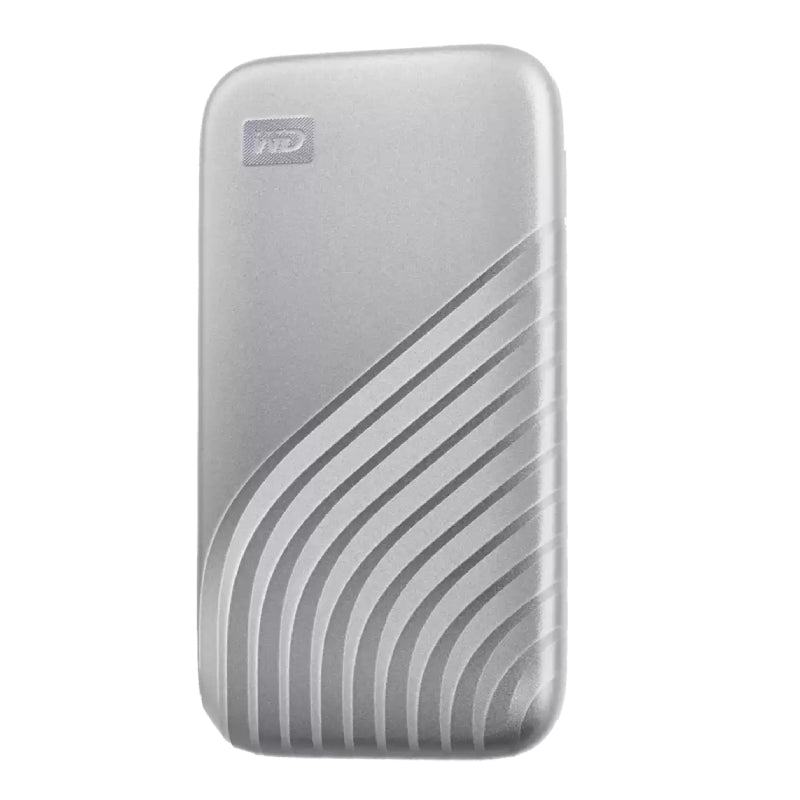 WD My Passport SSD - 1TB / Up to 1050MB/s / USB-C / Silver / External SSD (Solid State Drive)