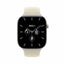 Apple Watch Series 12 - LTPO OLED / 64GB / 42mm / Bluetooth / Wi-Fi + Cellular / Medium/Large / Pearl White Ceramic Case with Sand Sport Band