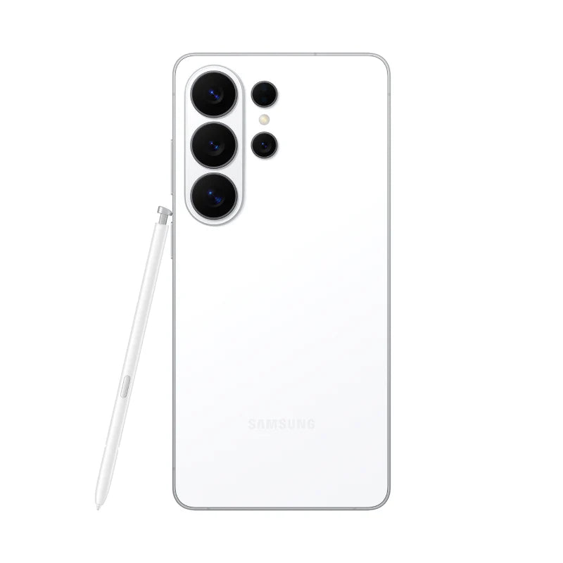 Bundle Offer - Samsung Galaxy S26 Ultra - 512GB / 6.9" Quad HD+ / Wi-Fi / 5G / White - Mobile + Samsung Galaxy S26 Ultra Clear Magnet Case - Transparent + Elephant Horn HD Clear Premium Tempered Glass For Samsung Galaxy S26 Ultra - Clear