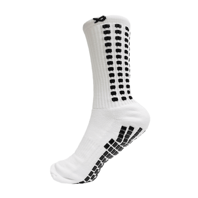 Lux Soccer Grip Calf Sock - White