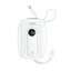 XO Mini Built-In-Cable Power Bank - 10,000mAh / 22.5W / White