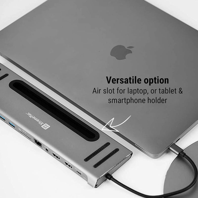 Xtrememac Docking Hub Station 12-ports / USB-C - Space Grey