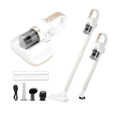 XPower DMVC1 Wireless Vacuum Cleaner With UV Dust Mites Removal Machine - 120W / 8500PA / 1500mAh / Type-C / White