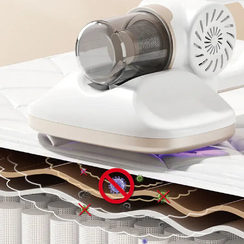 XPower DMVC1 Wireless Vacuum Cleaner With UV Dust Mites Removal Machine - 120W / 8500PA / 1500mAh / Type-C / White