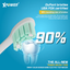 XPower Y20S Smart Color Screen Sonic Electric Toothbrush - Black