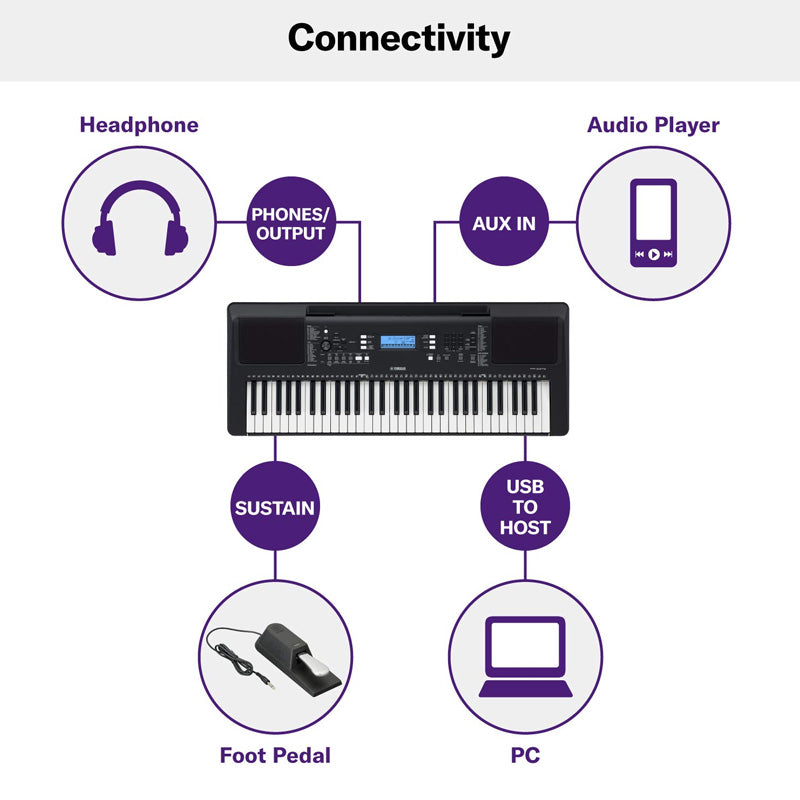 Yamaha Portable Keyboard - PSR-E373