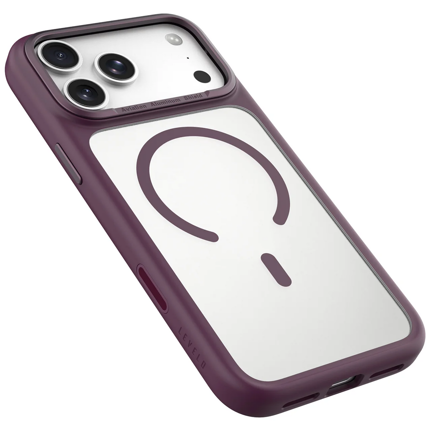 Levelo TAPA MagSafe Case For Apple iPhone 18 Pro - Burgundy