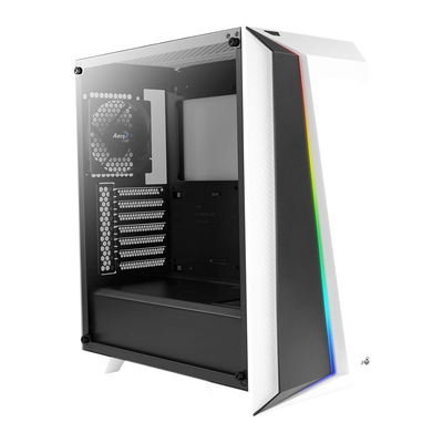 Aerocool Cylon Pro RGB Mid Tower Case - White