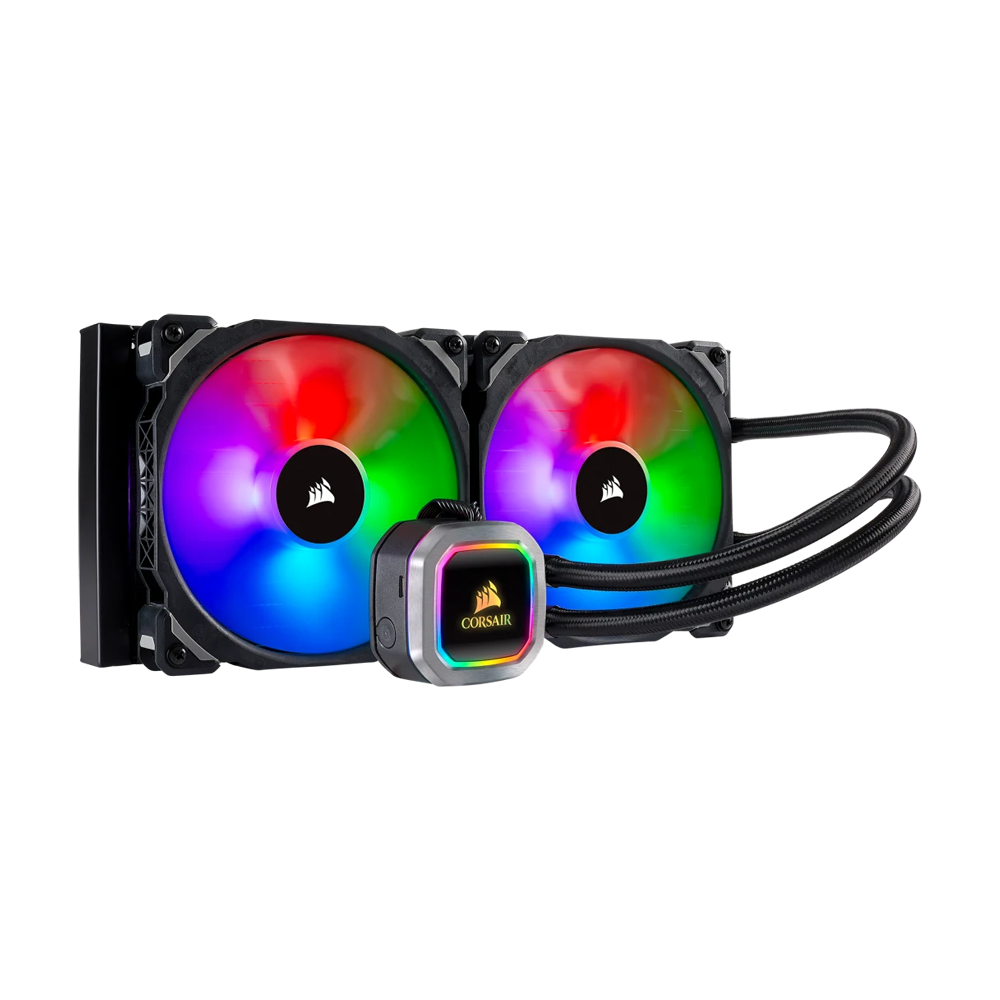 CORSAIR Hydro Series H115i RGB PLATINUM Liquid CPU Cooler - 280mm / Black