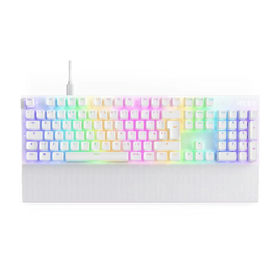 NZXT FUNCTION 2 Wired Optical Gaming Keyboard - White