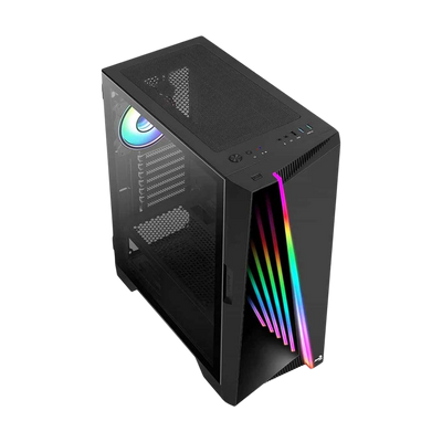 Aerocool Mirage V2 ARGB Fan x 3 Mid Tower Case - Black