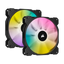 CORSAIR iCUE SP140 RGB ELITE Performance PWM Dual Fan Kit With Lighting Node Core - 140mm / Black