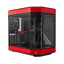 HYTE Y60 Dual Chamber Panoramic Tempered Glass ATX Case With 3 Fans - Black/Red